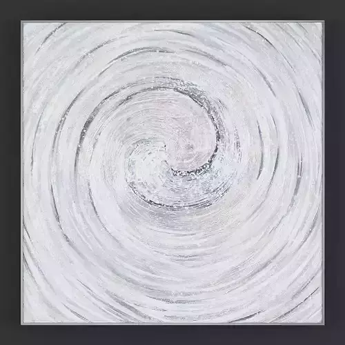 Pictures217 abstract painting with swirl in middle 3D model