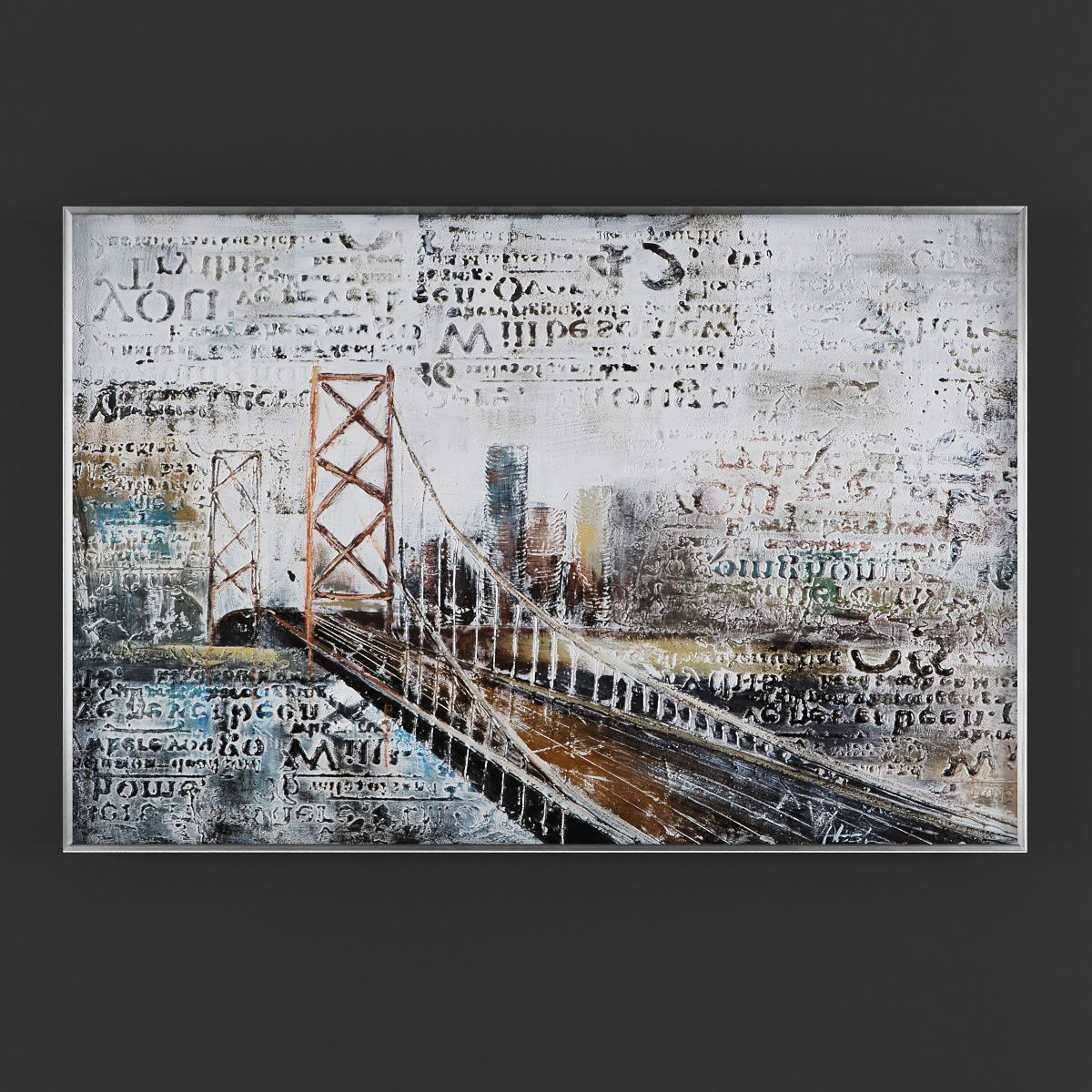 Pictures220 abstract painting 3D model_1