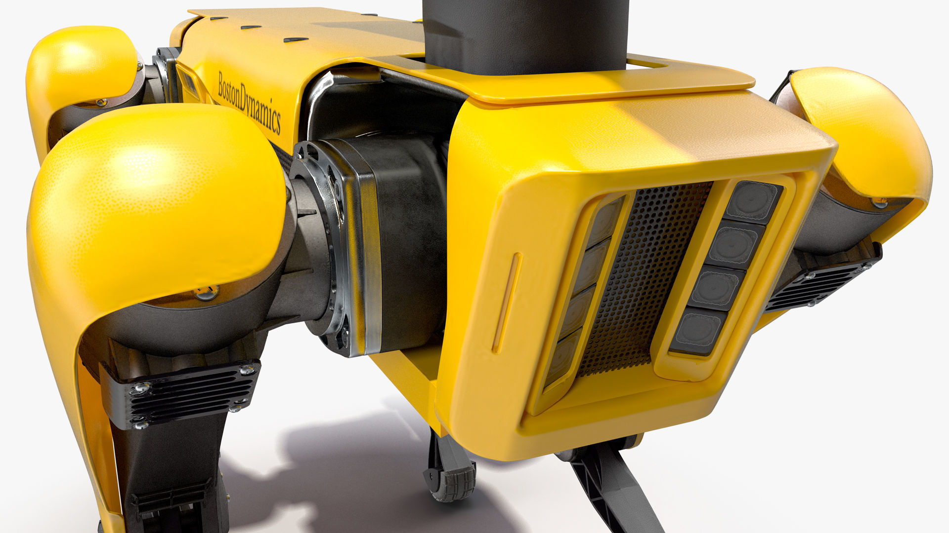 SpotMini Boston Dynamics with Manipulator 3D model_16