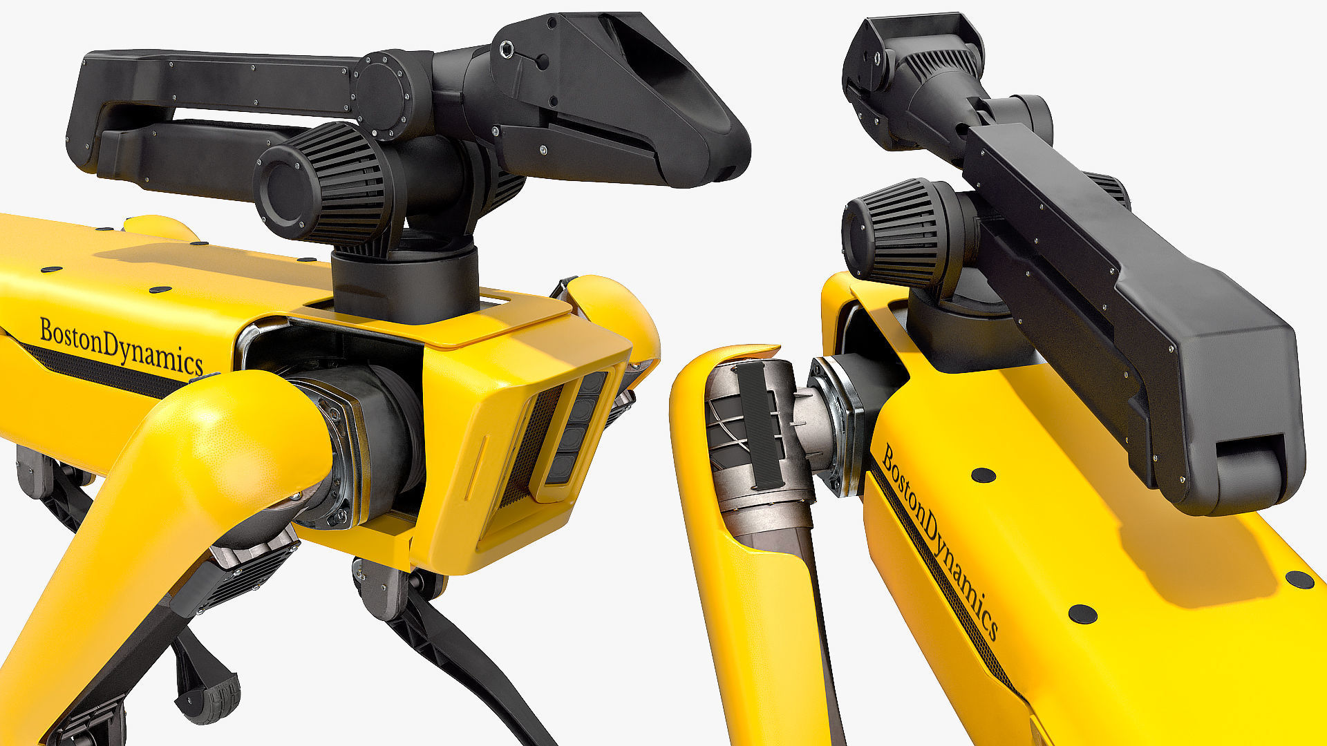 SpotMini Boston Dynamics with Manipulator 3D model_12