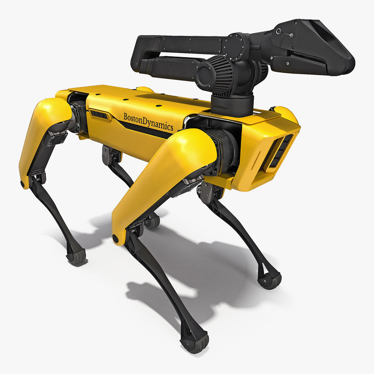 SpotMini Boston Dynamics with Manipulator 3D model_1