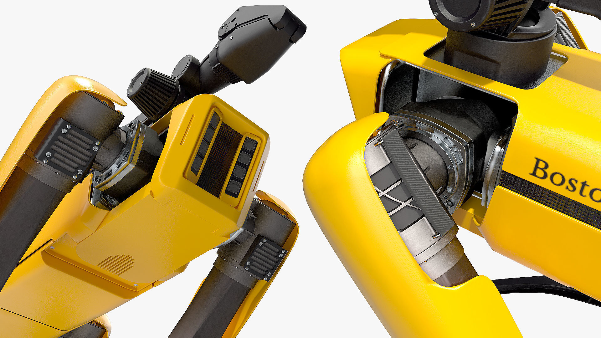 SpotMini Boston Dynamics with Manipulator 3D model_11