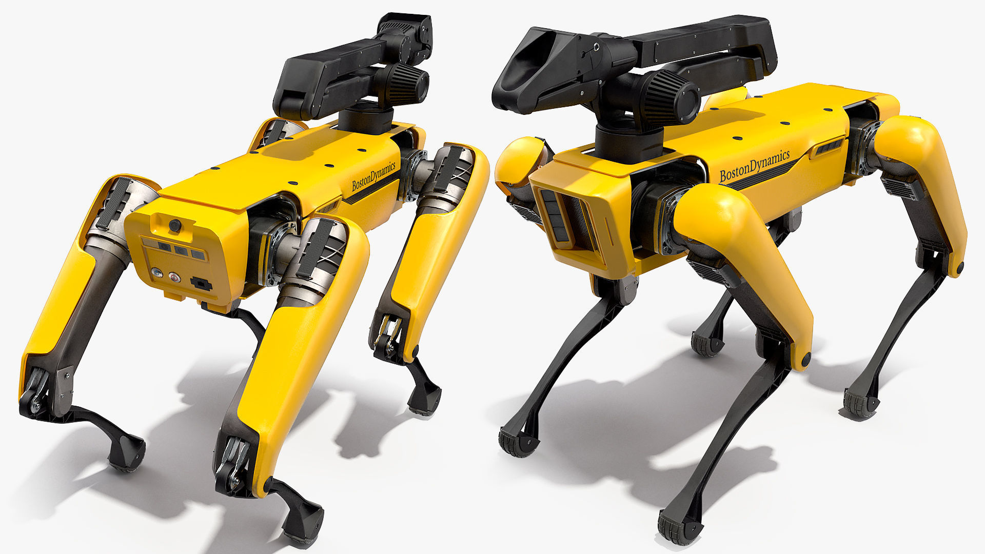 SpotMini Boston Dynamics with Manipulator 3D model_7