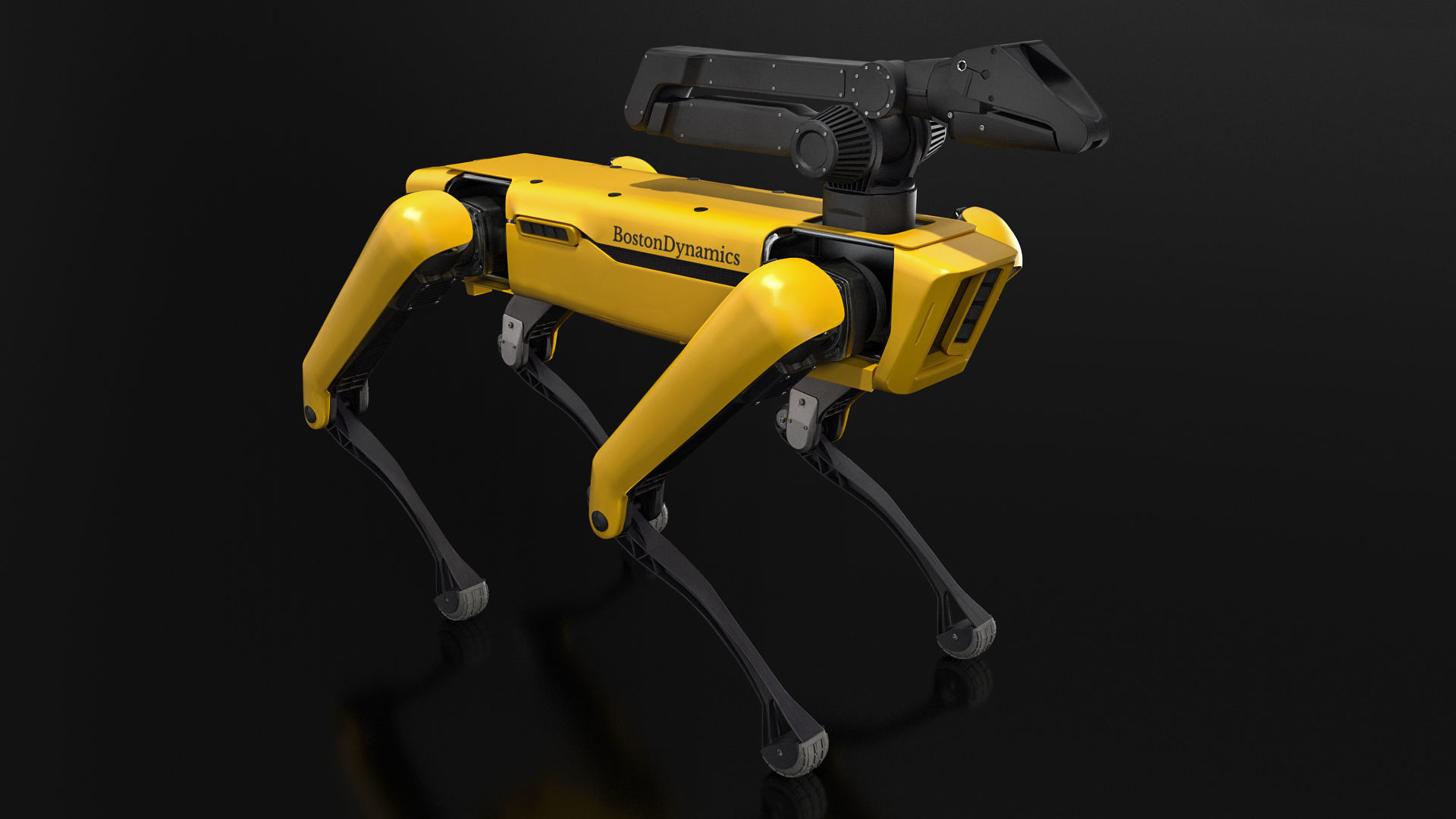 SpotMini Boston Dynamics with Manipulator 3D model_2