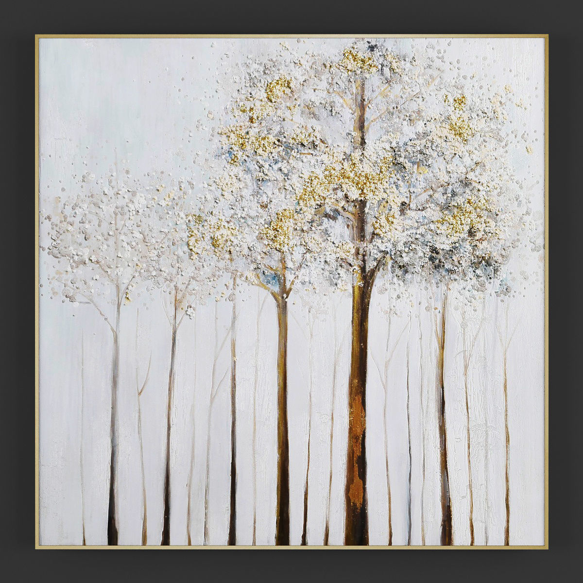 Pictures222 abstract painting of trees 3D model_1