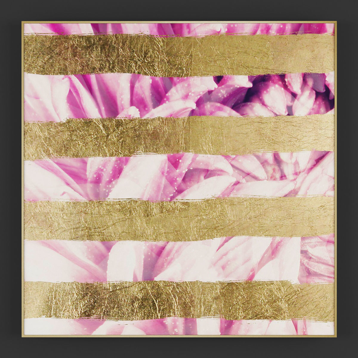 Pictures227 gold palm tree wall art 3D model_2