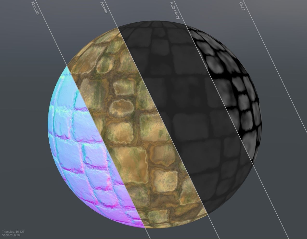 Rock wall PBR seamless material Texture_5
