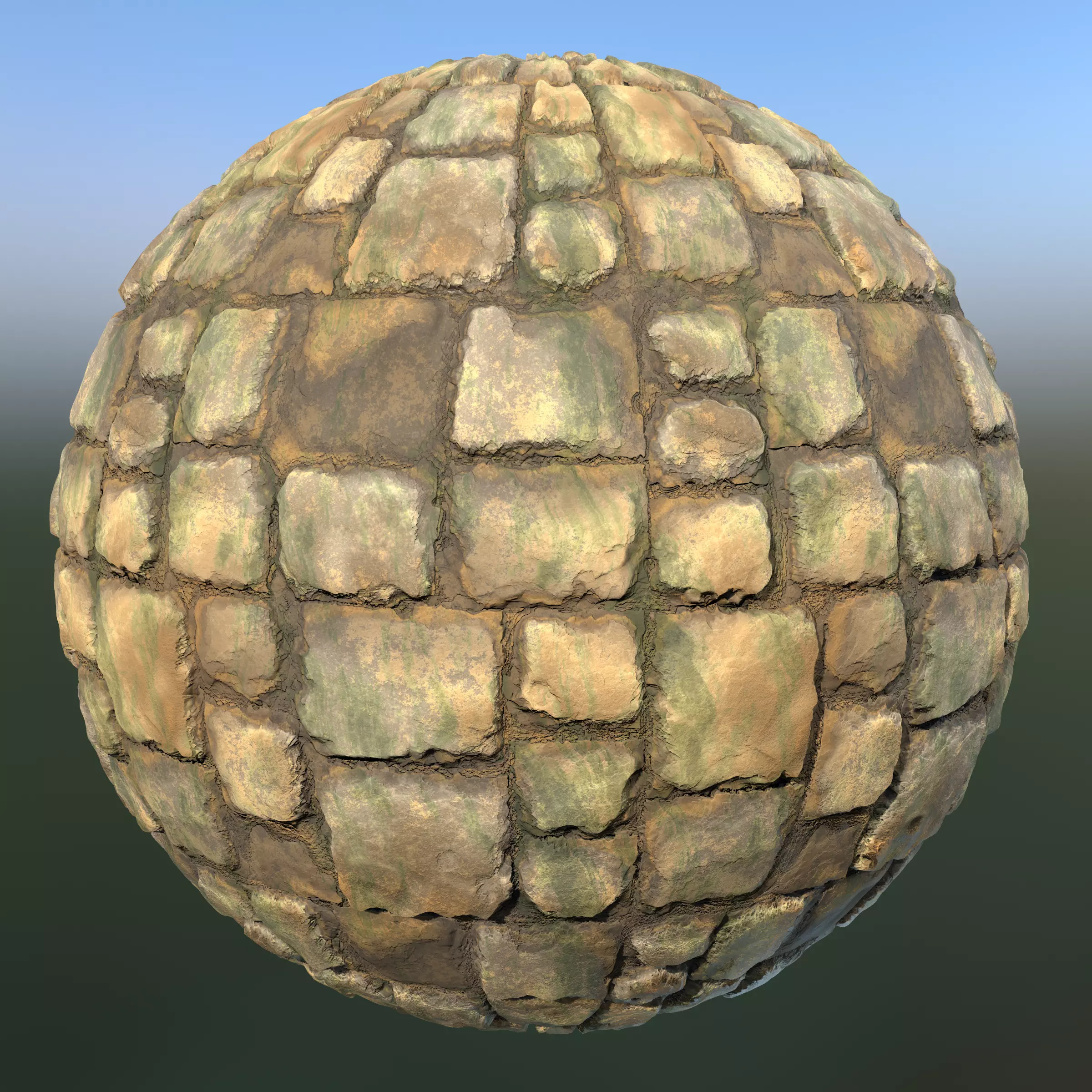 Rock wall PBR seamless material Texture_0