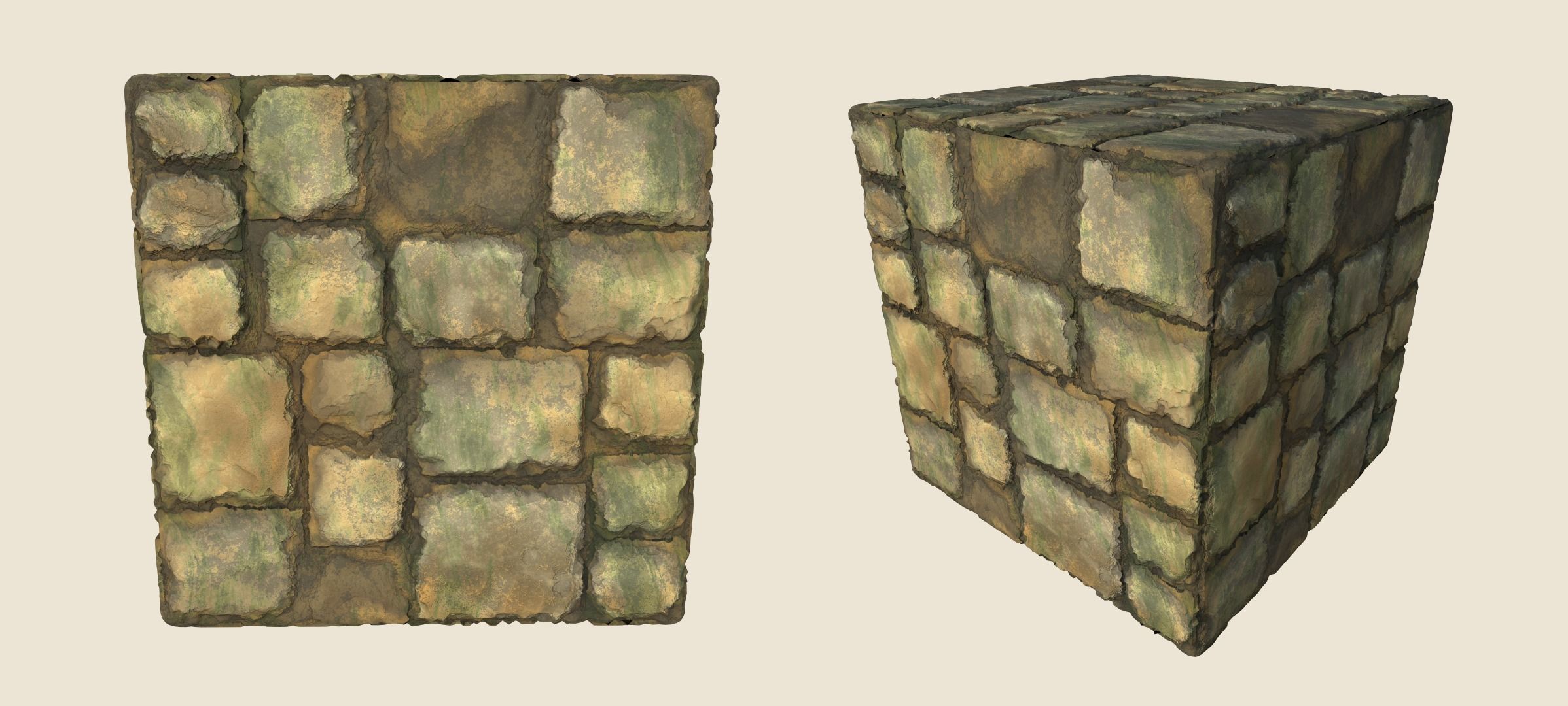 Rock wall PBR seamless material Texture_2