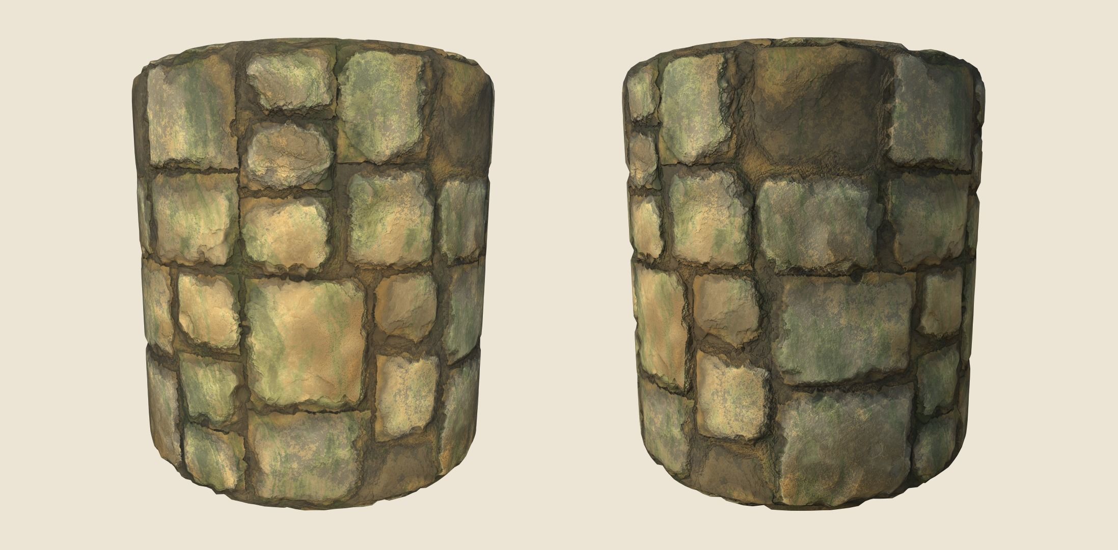 Rock wall PBR seamless material Texture_3