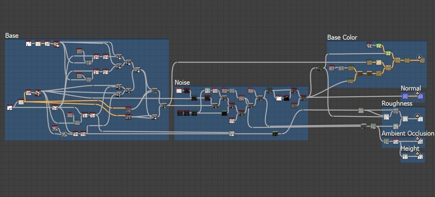 Rock wall PBR seamless material Texture_6