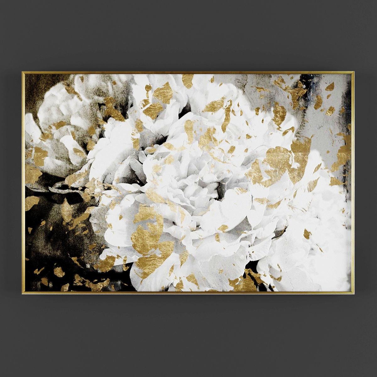 Pictures228 three tulips Low-poly 3D model_2