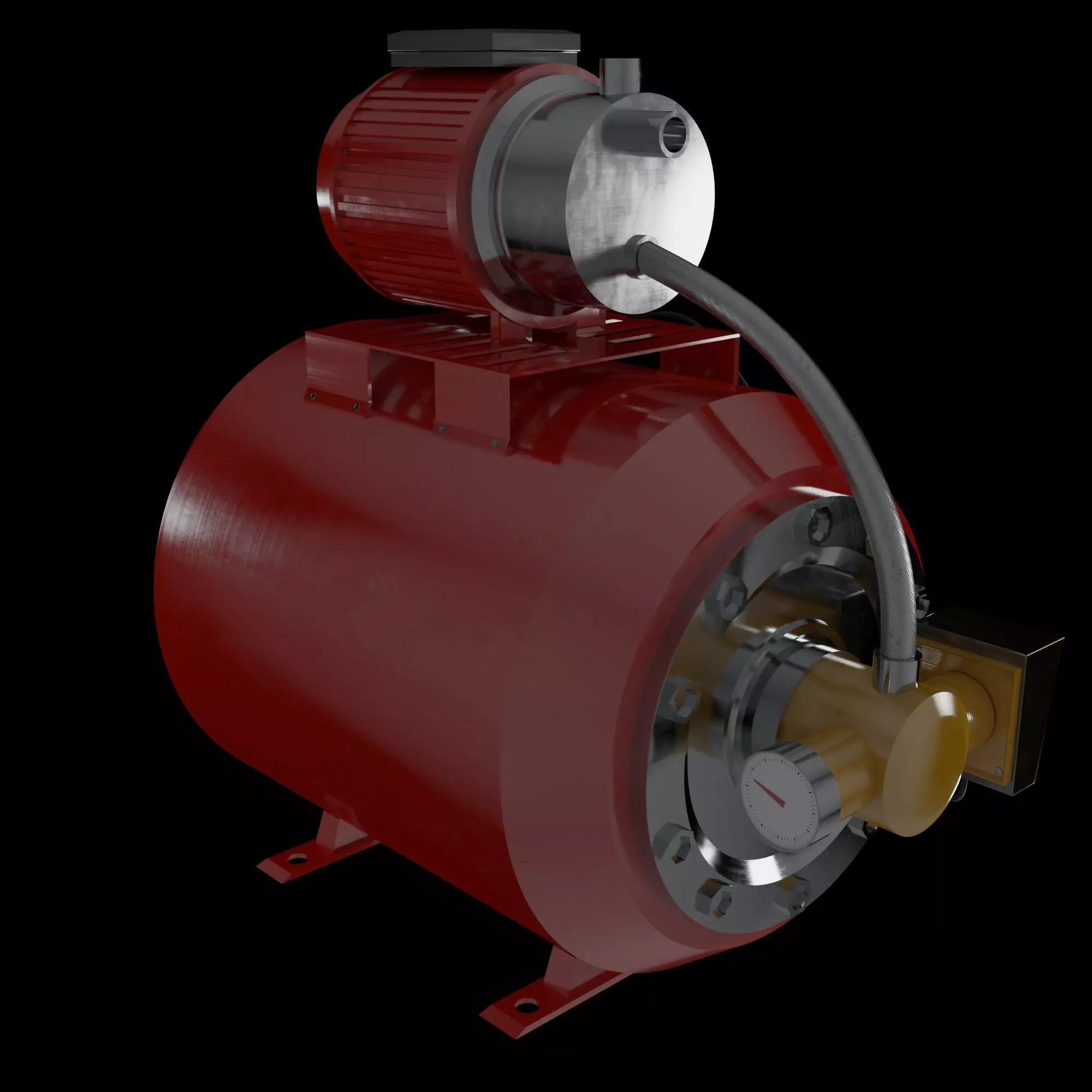 Water Pump Free 3D model_0