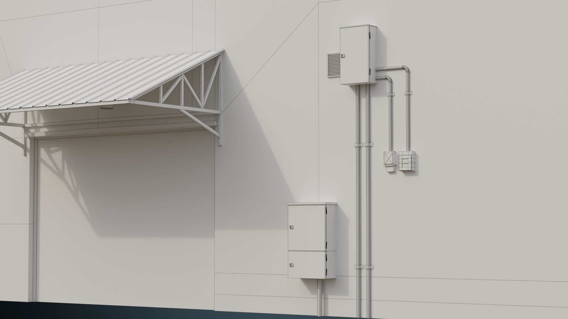 Building 14 Low-poly 3D model_13