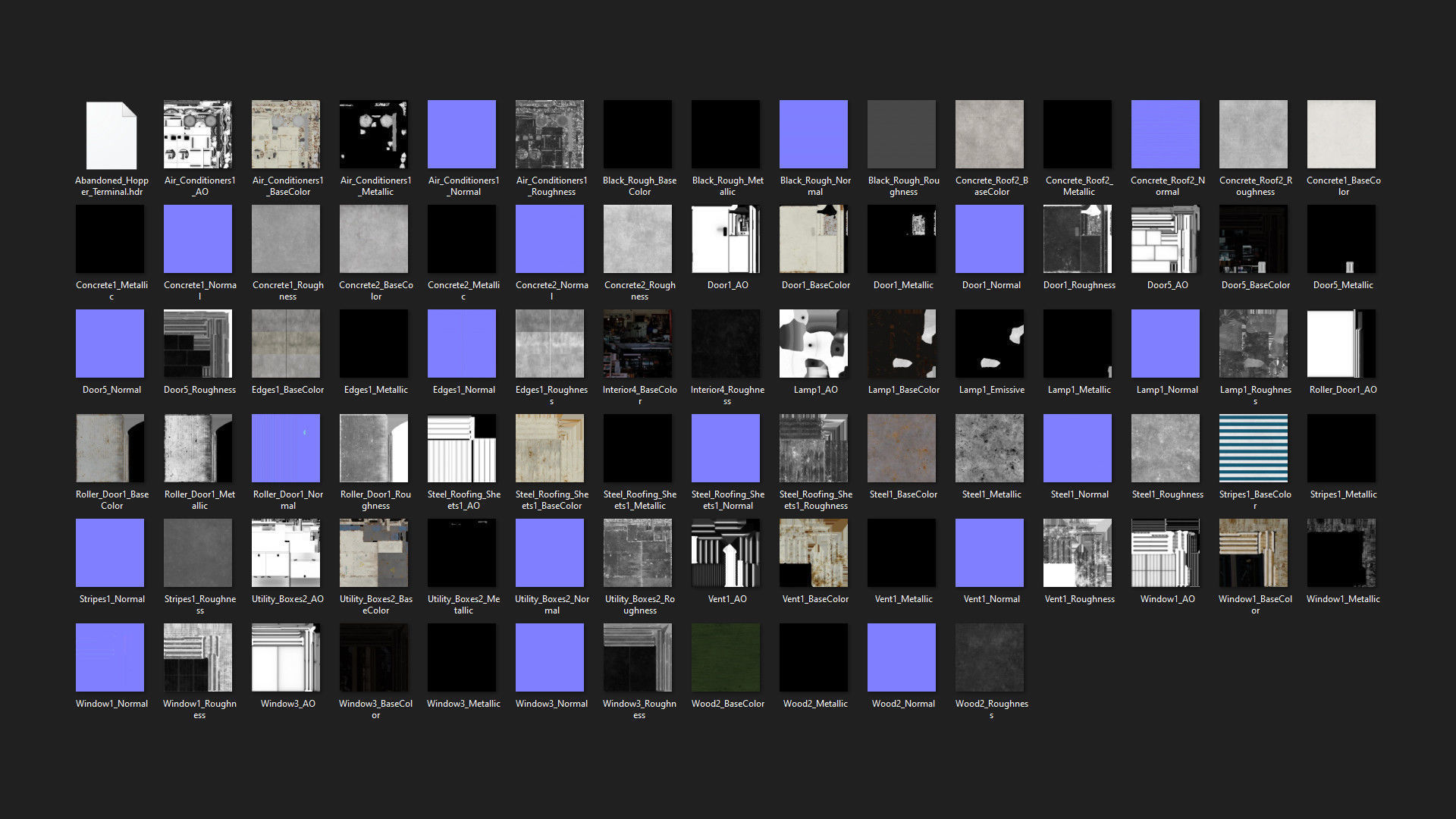 Building 14 Low-poly 3D model_16