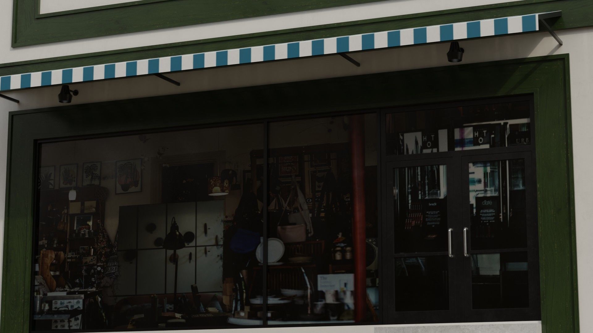 Building 14 Low-poly 3D model_6