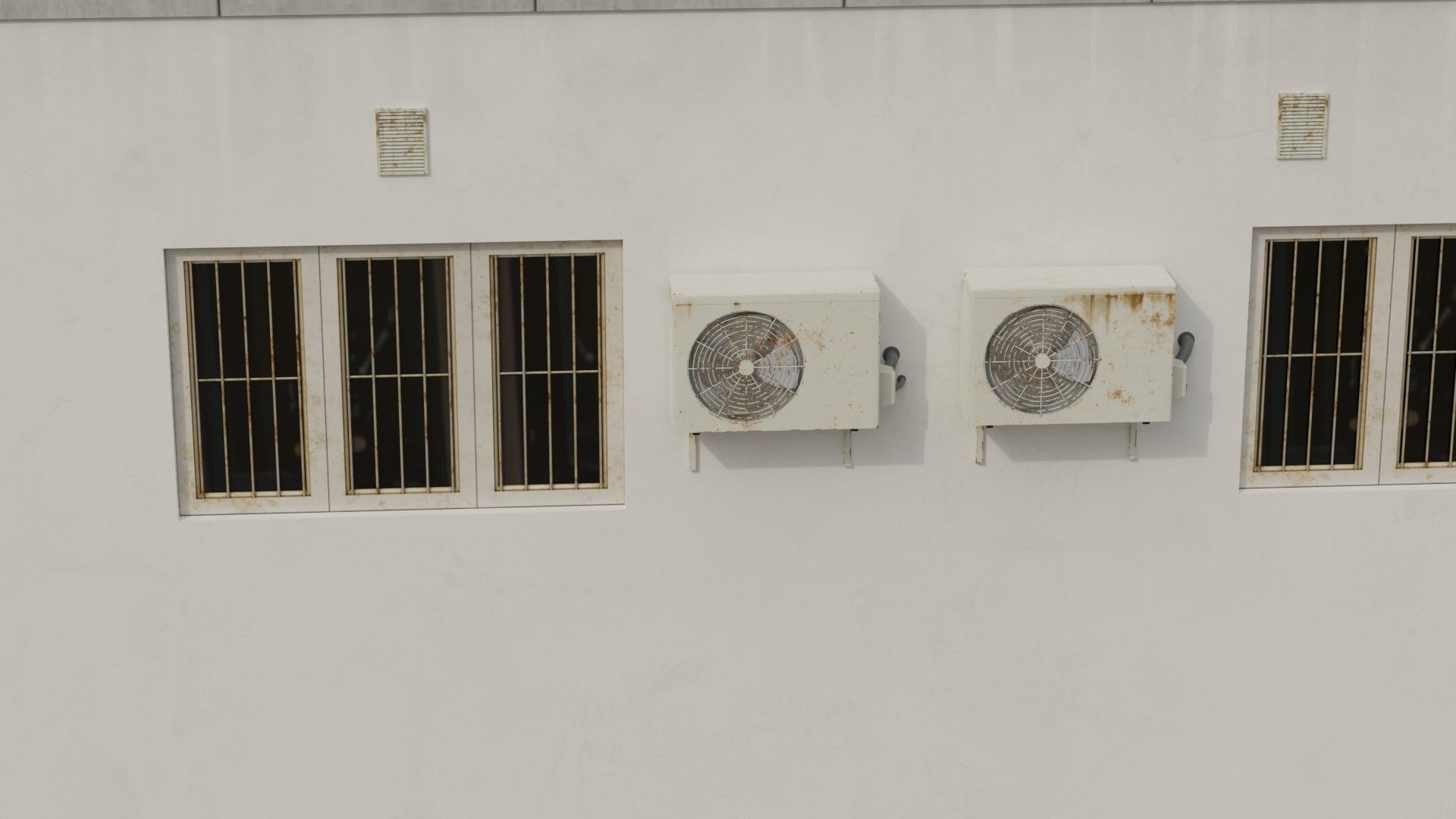 Building 14 Low-poly 3D model_7