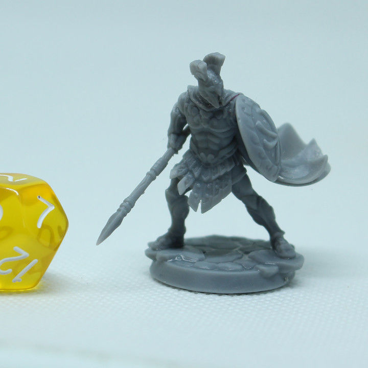 Hoplite spartan warrior 3D print model_1