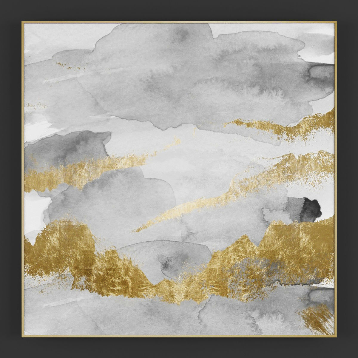 Pictures232 painting with silhouettes of people 3D model_3