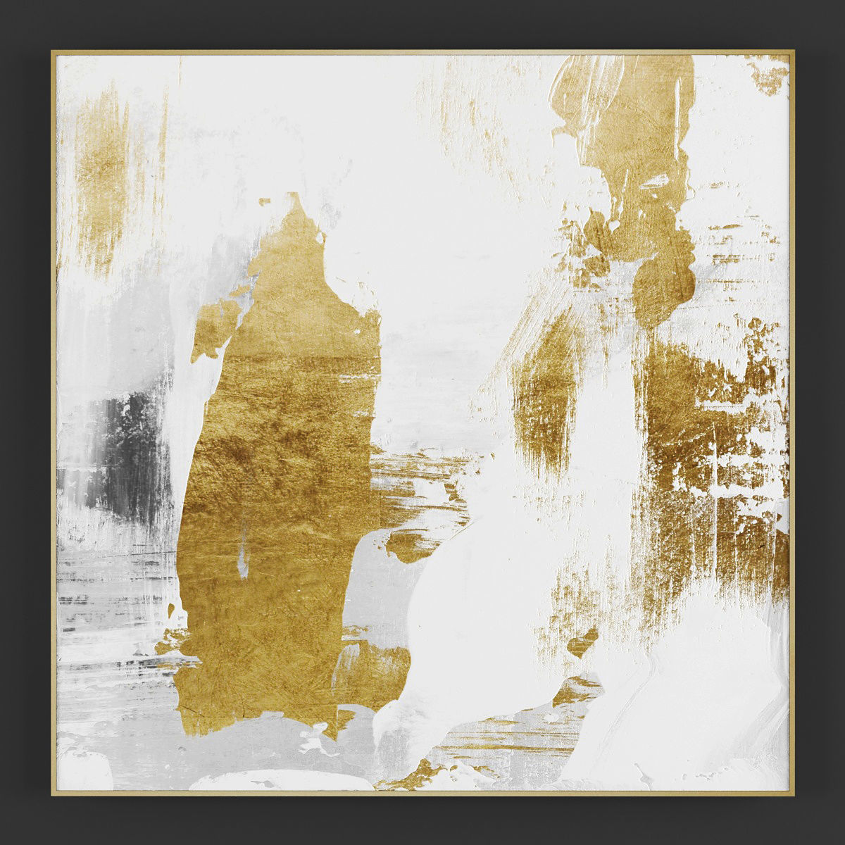 Pictures232 painting with silhouettes of people 3D model_1