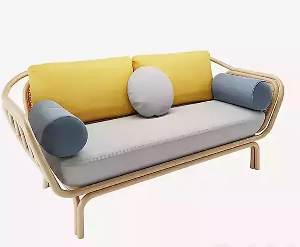 High Tech Sofa 3D model