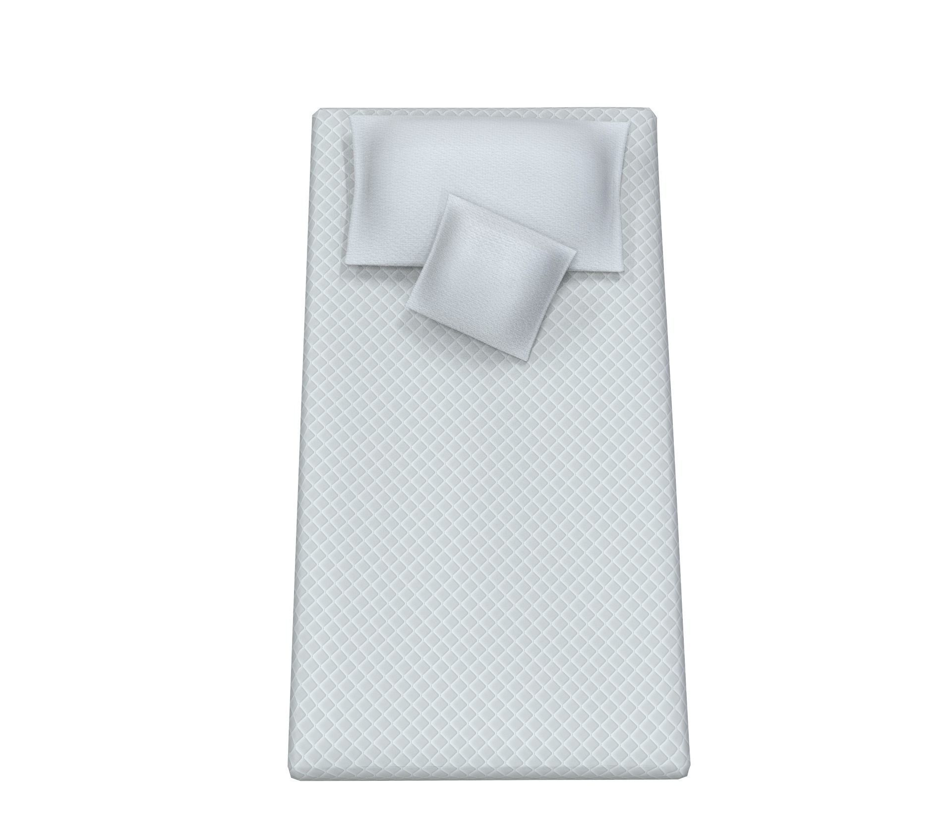 Mattress symphony memory foam Low-poly 3D model_1