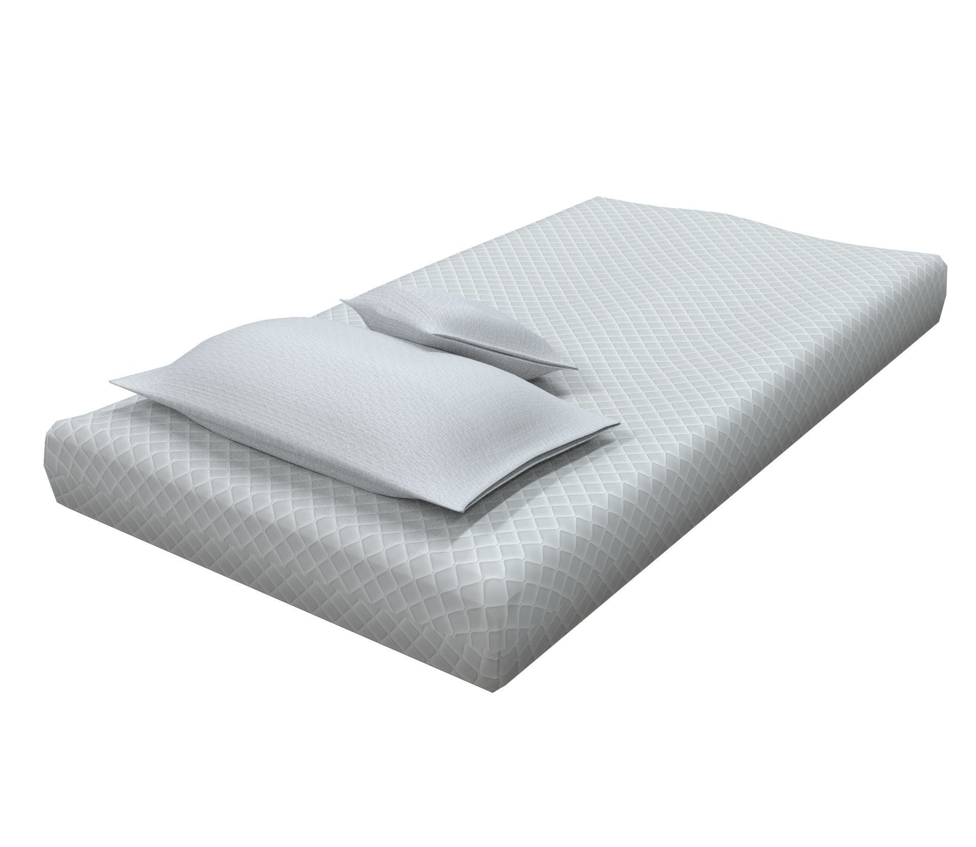 Mattress symphony memory foam Low-poly 3D model_5