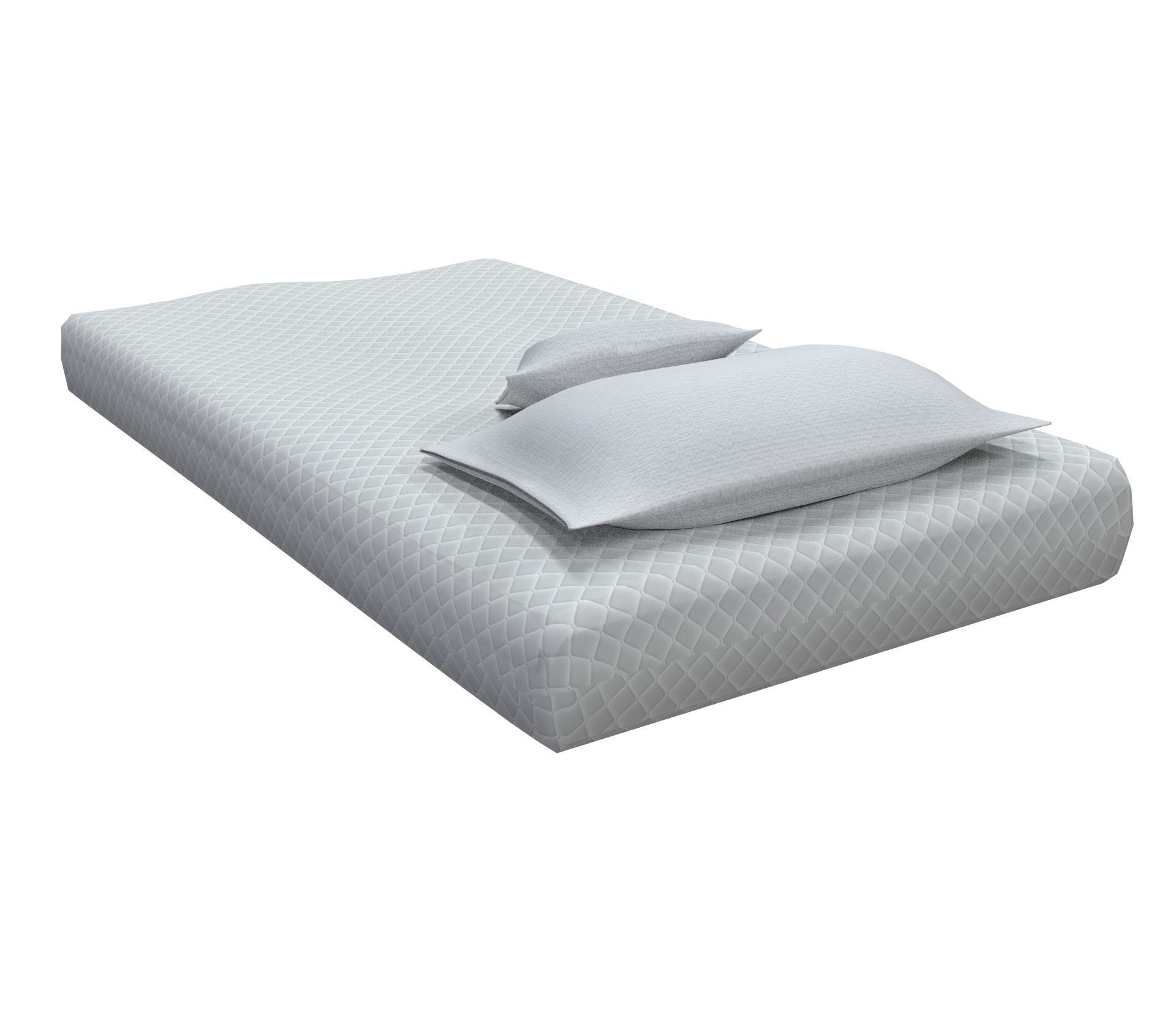 Mattress symphony memory foam Low-poly 3D model_7