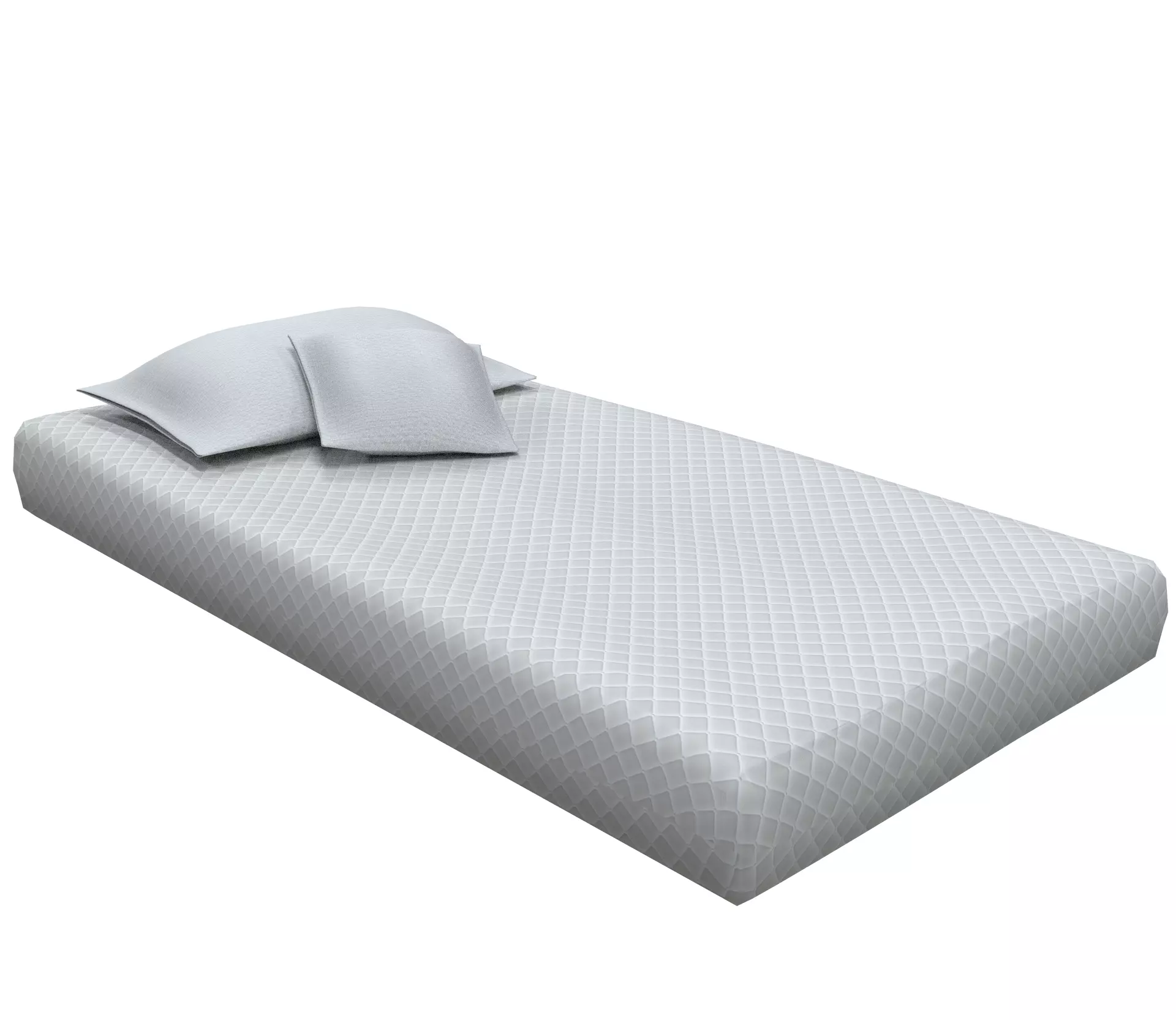 Mattress symphony memory foam Low-poly 3D model_0