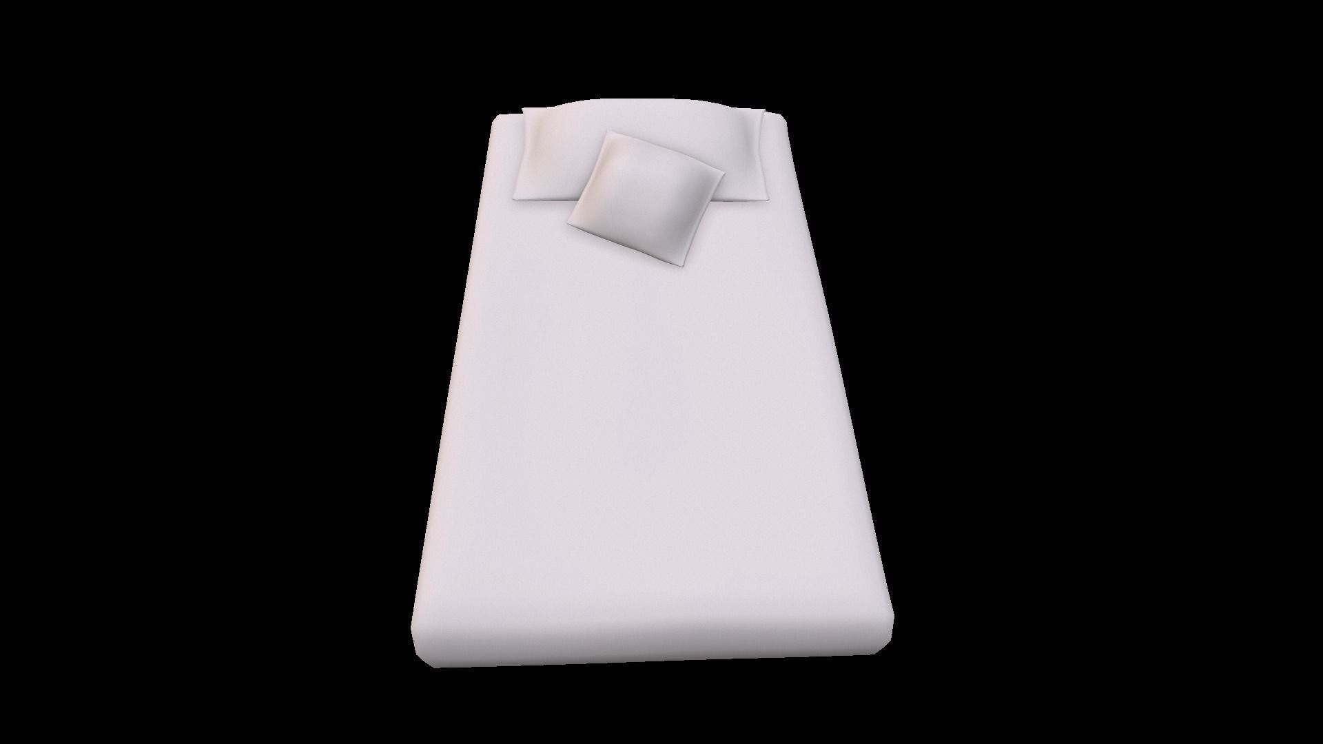 Mattress symphony memory foam Low-poly 3D model_16