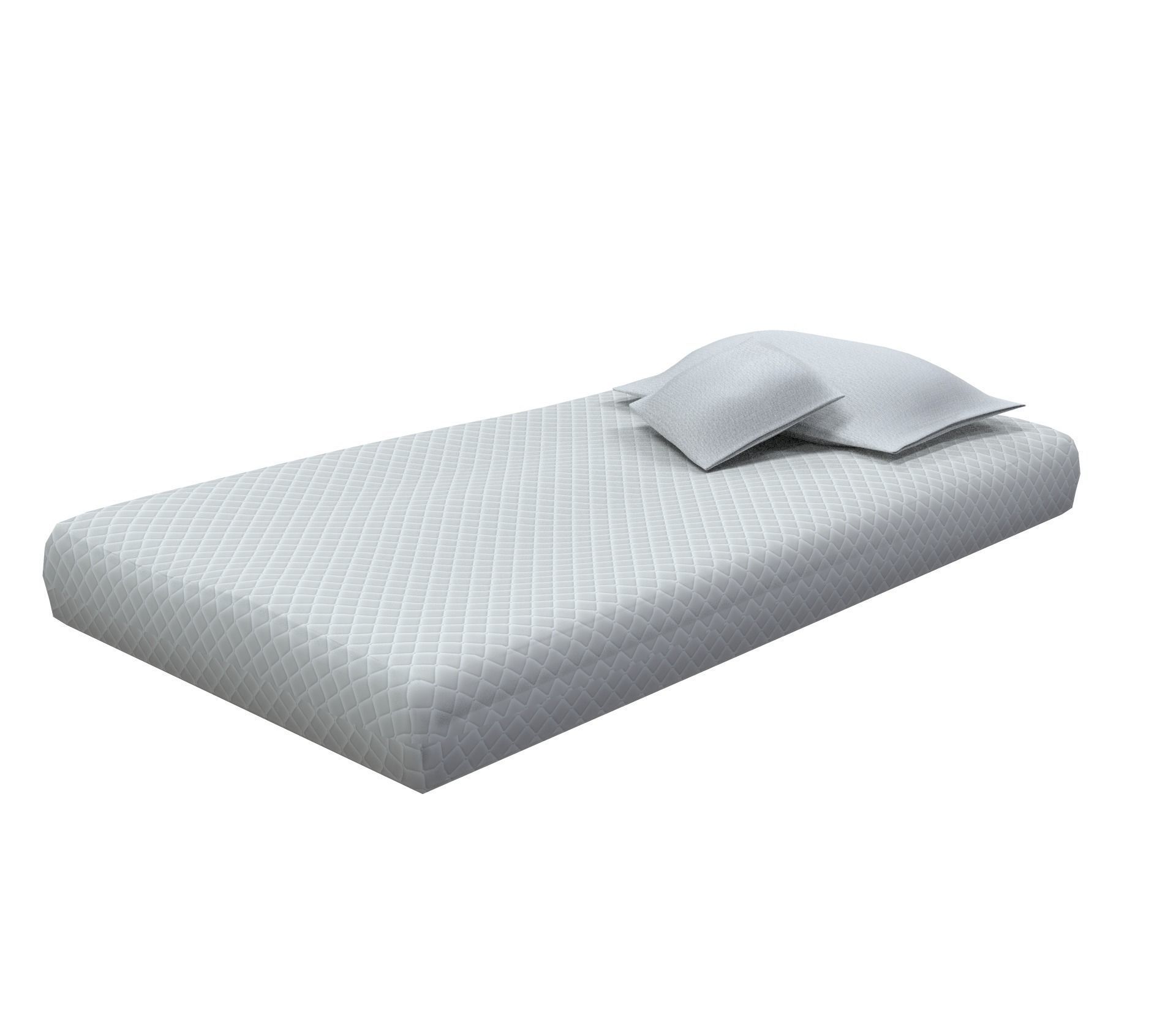 Mattress symphony memory foam Low-poly 3D model_2