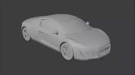 3d car audi 3D print model