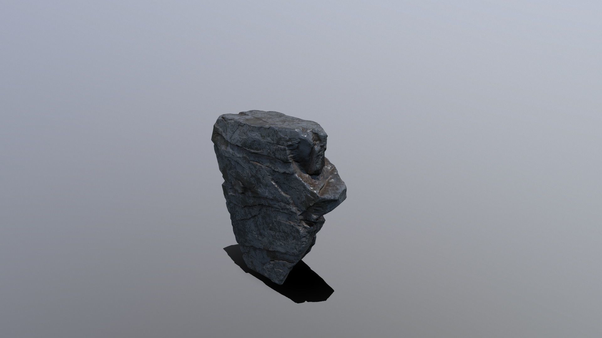 Rock Set Low-poly 3D model_22