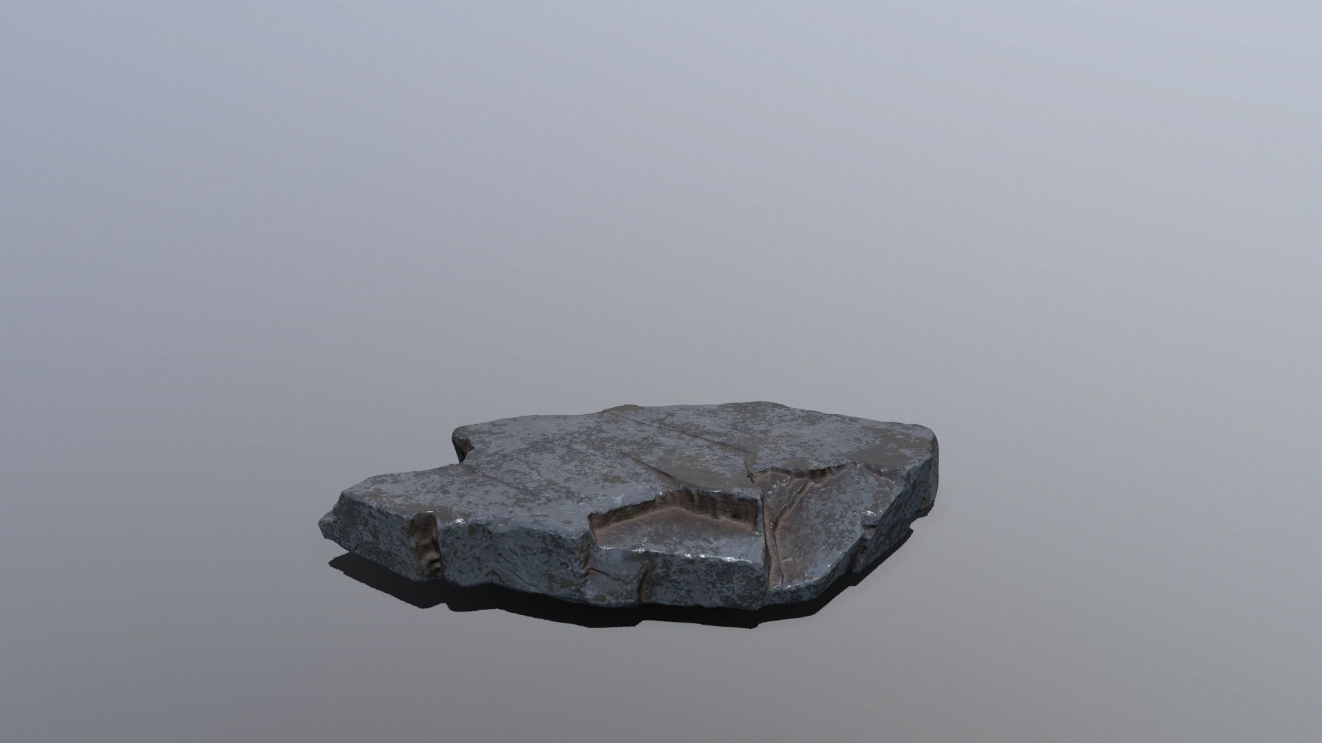 Rock Set Low-poly 3D model_12
