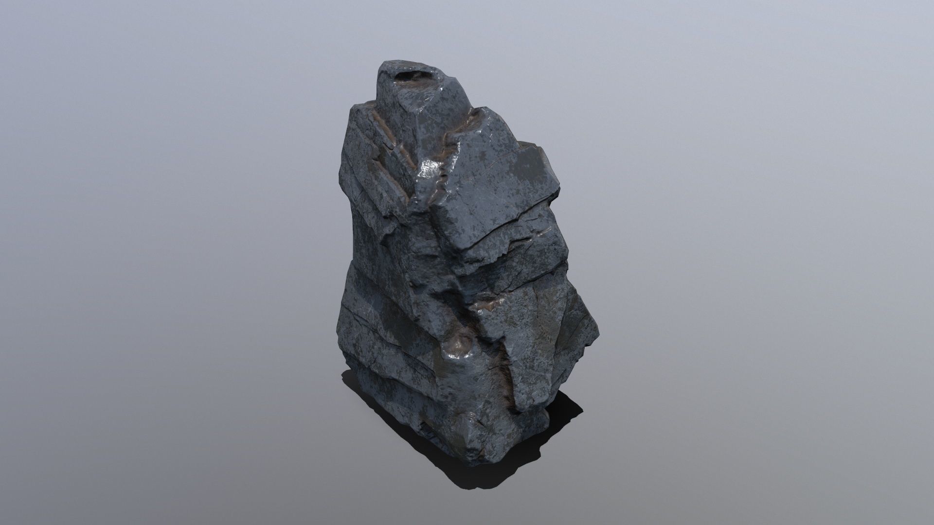 Rock Set Low-poly 3D model_20