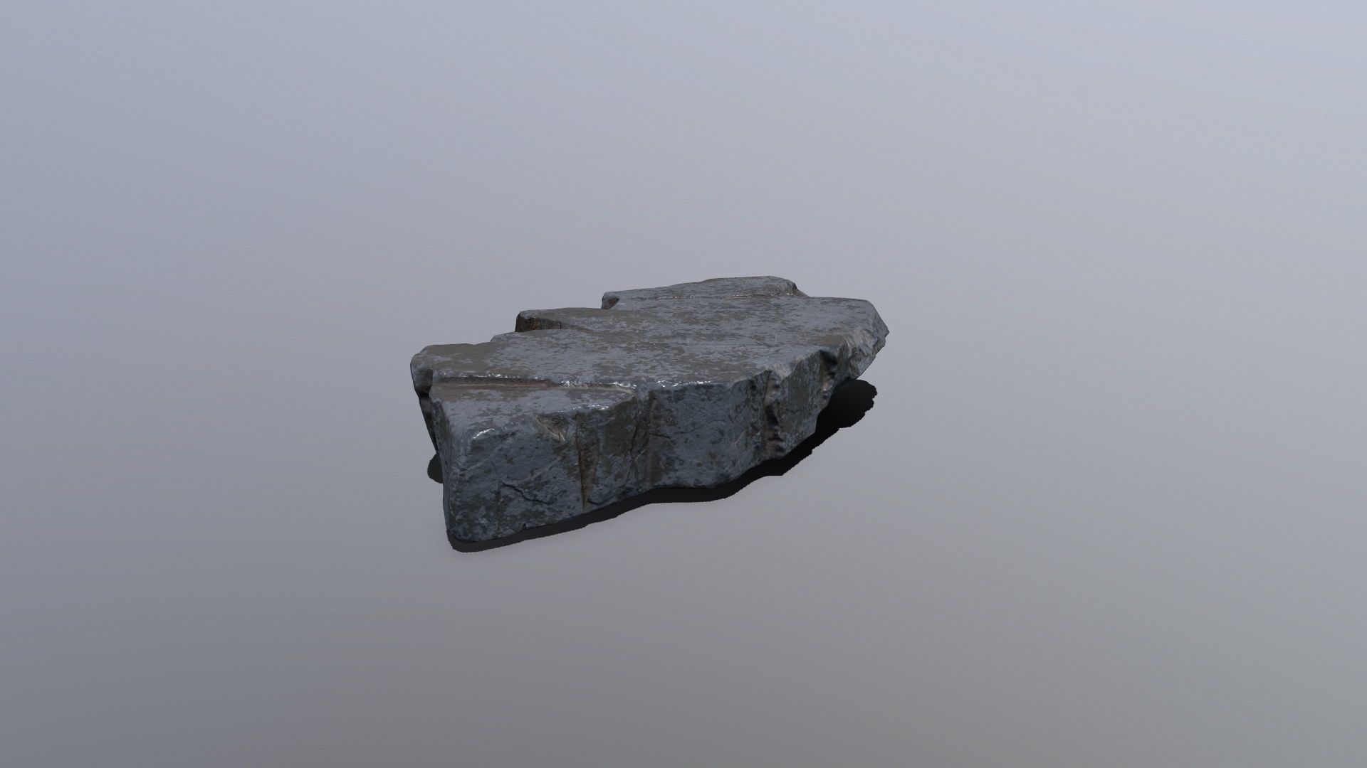 Rock Set Low-poly 3D model_13