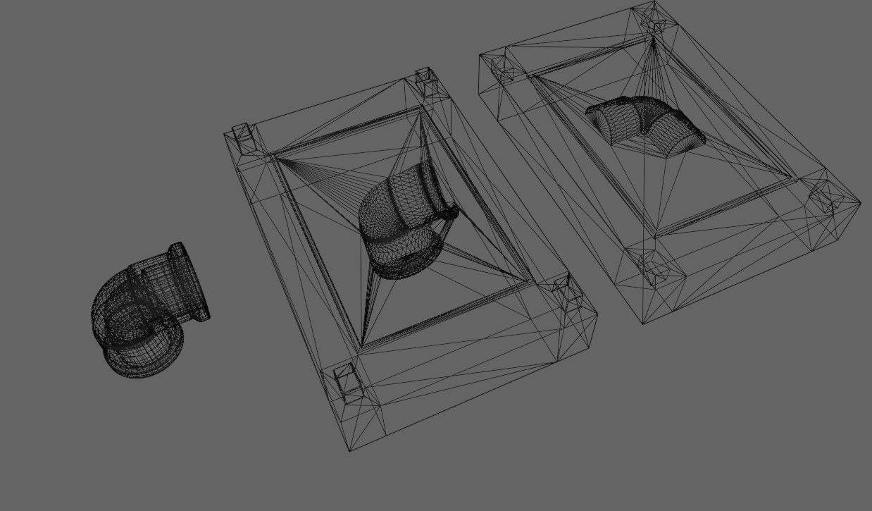 Mold for Pipe 90 Degree - Form - Molde Forma - Cano 3D print model_19