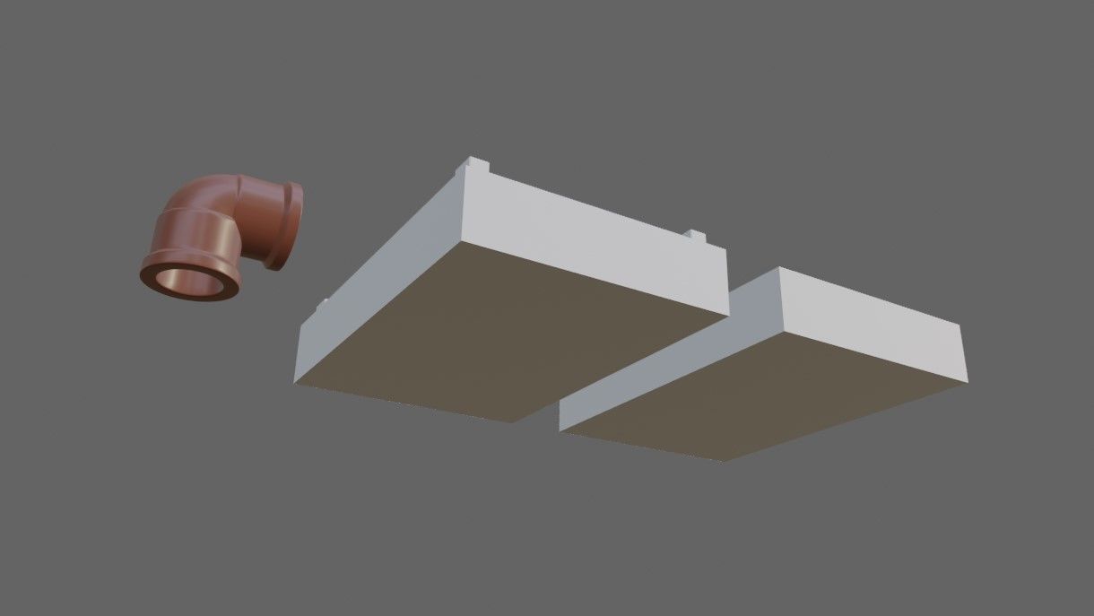 Mold for Pipe 90 Degree - Form - Molde Forma - Cano 3D print model_6