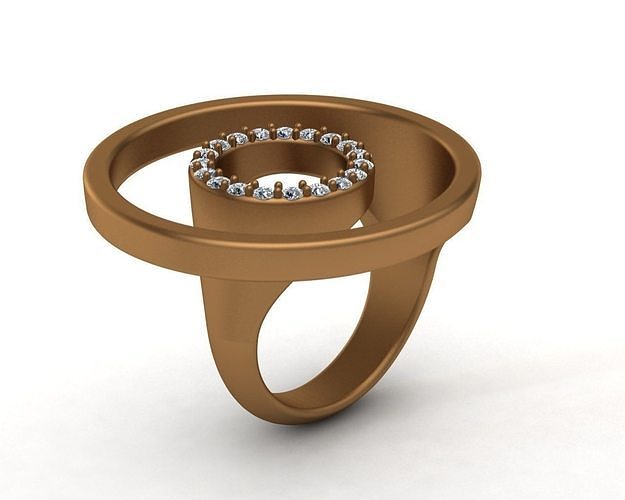 womanring 01 3D print model