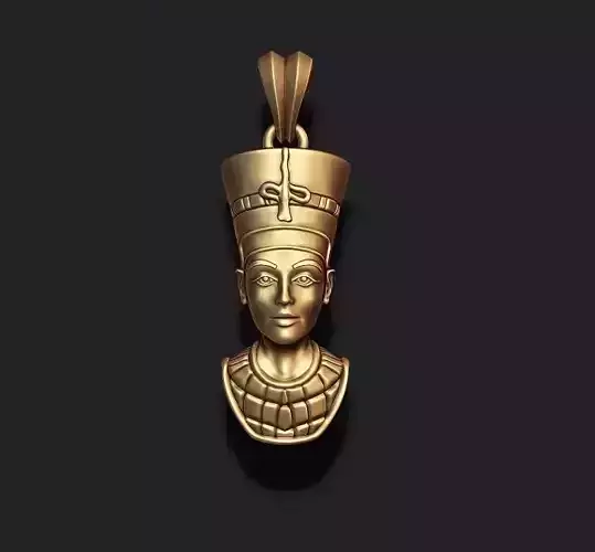 Nefertiti pendant 3D print model