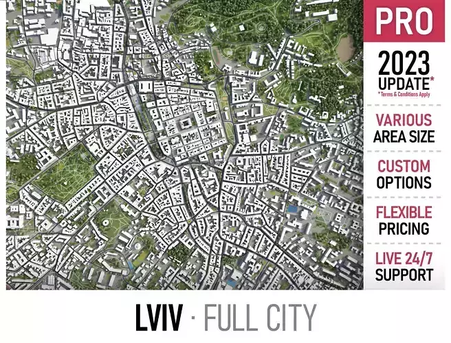 Lviv - 3D City Model