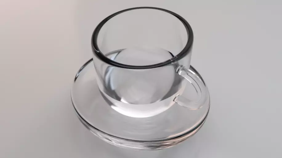 Cup 02  Low-poly 3D model_0