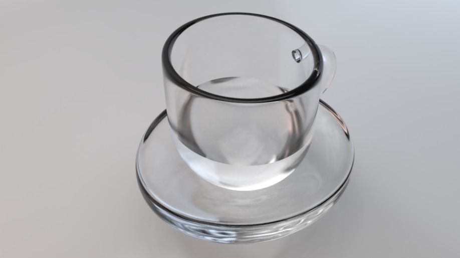 Cup 02  Low-poly 3D model_1