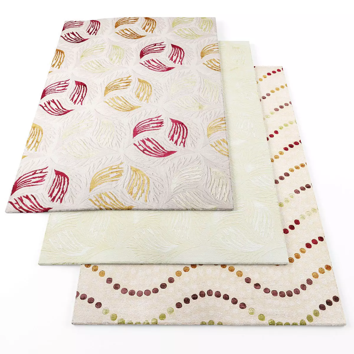 Rugs-1156 area rugs - Low-poly 3D model_0