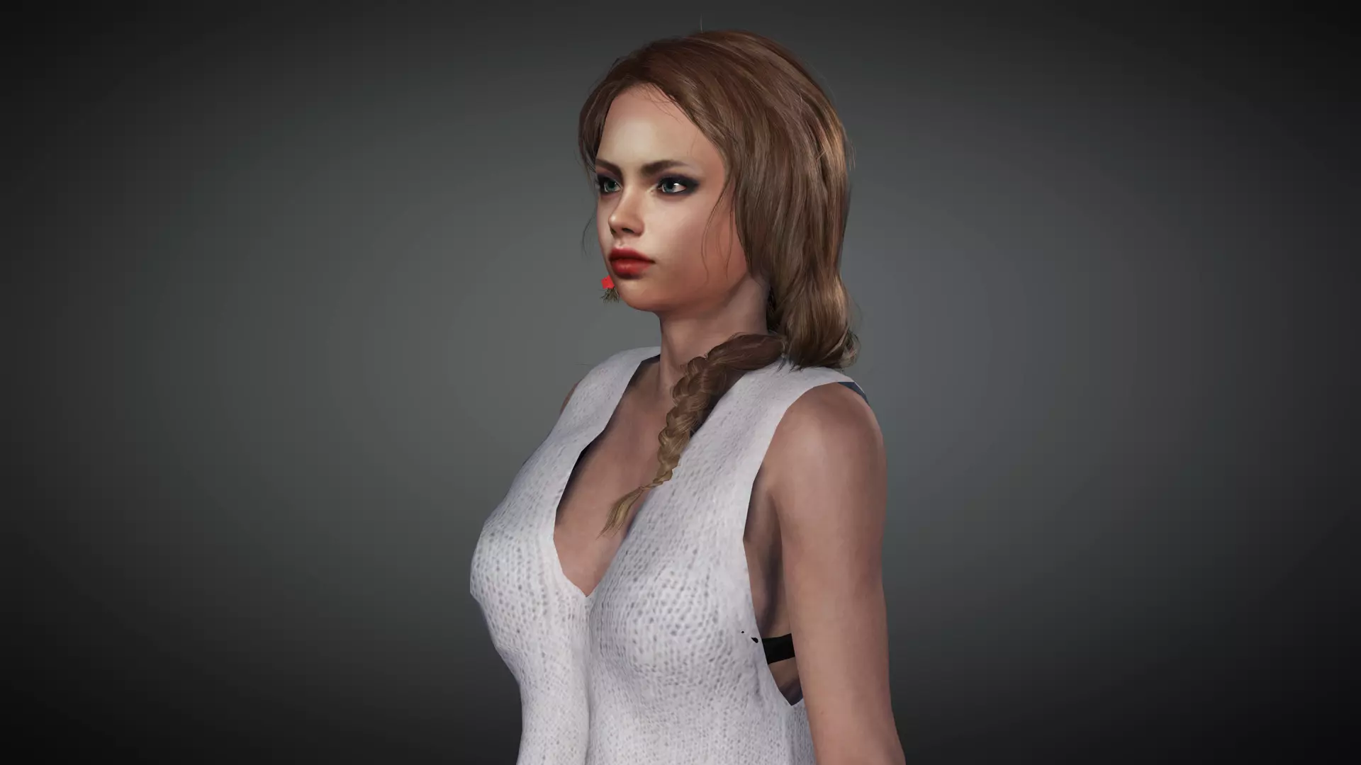 AAA Realistic Female Character 10 Low-poly 3D model_0