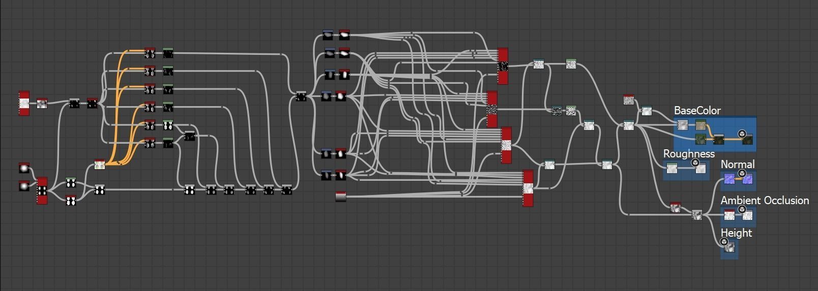 Rock crag PBR seamless material Texture_6