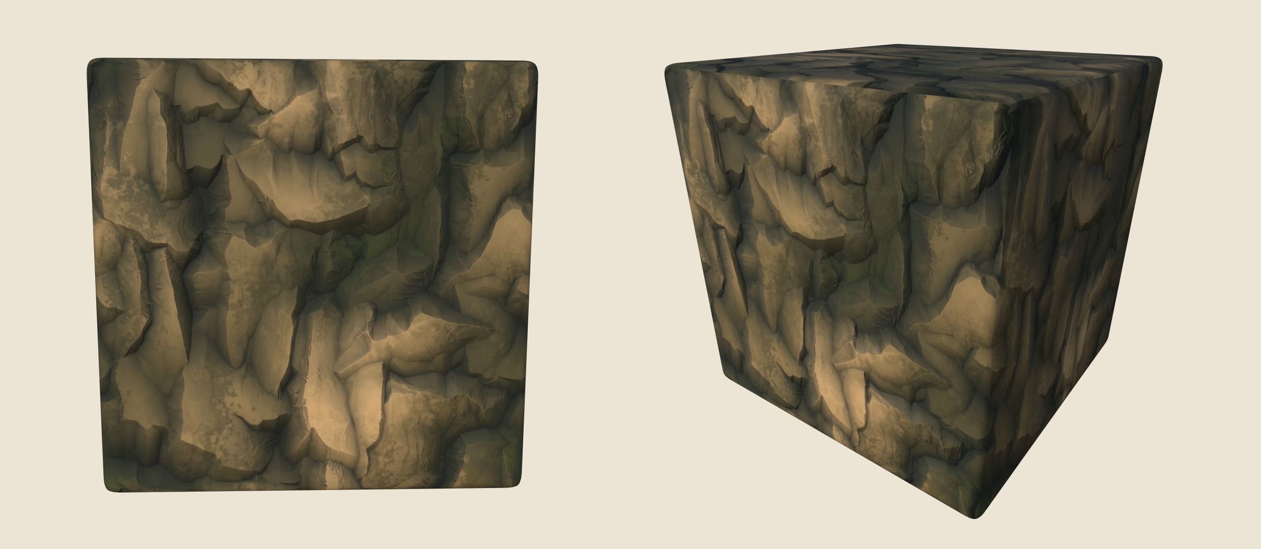 Rock crag PBR seamless material Texture_3