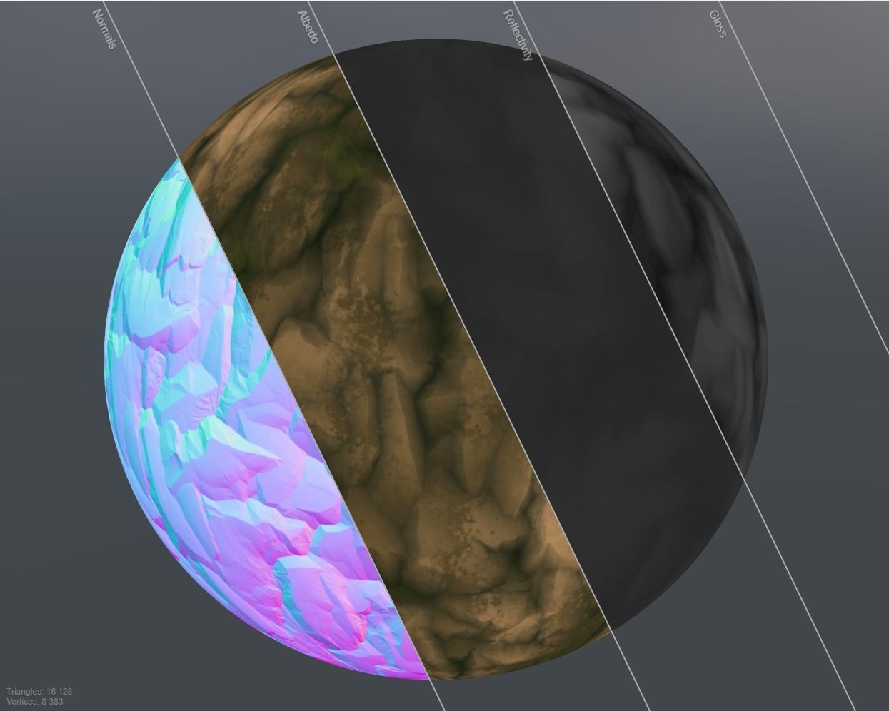 Rock crag PBR seamless material Texture_5