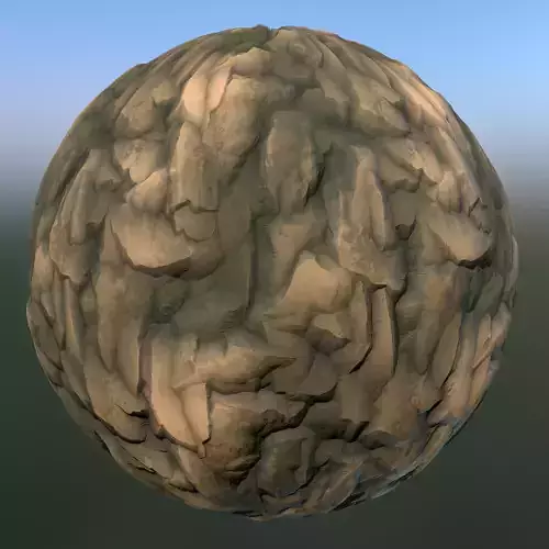 Rock crag PBR seamless material Texture