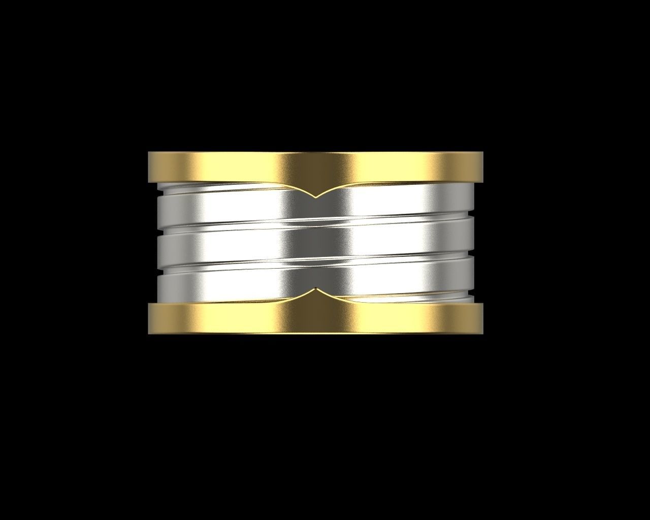 Ring Bvlgari  3D print model_1